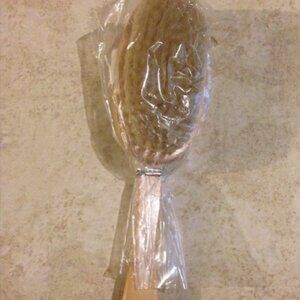 Lot of 4 of Shower Wooden Back Brushes- New!